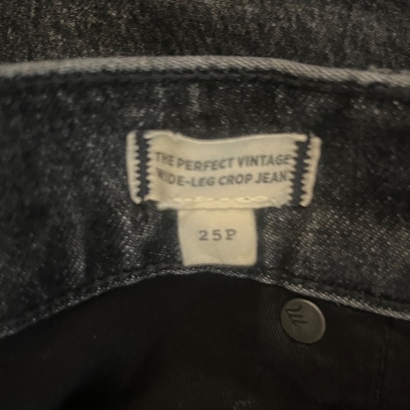 Madewell The perfect Vintage cropped Jeans in Gray Sz 25P - Picture 5 of 5